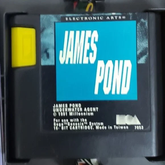 VINTAGE SEGA GENESIS JAMES POND UNDERWATER AGENT GAME 1991 - Picture 5 of 6